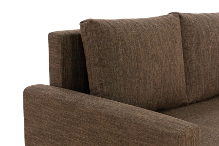 Диван еврокнижка Олимп коричневый