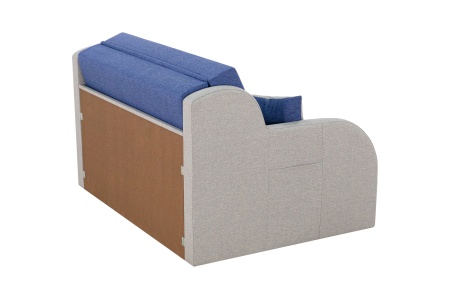 Диван аккордеон Ремикс 2 сине-серый