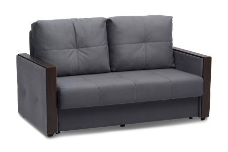 Диван еврокнижка Инсайд темно-серый