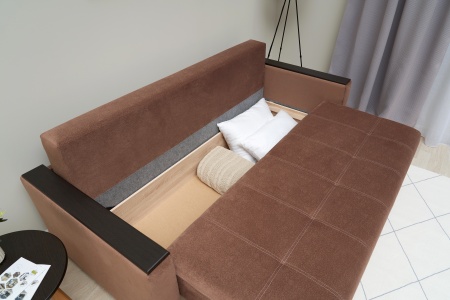 Диван еврокнижка Денвер светло-коричневый