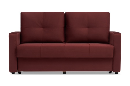 Диван шагающая еврокнижка Вита бордовый