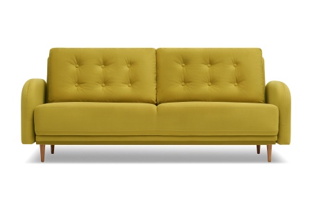 Диван книжка Париж горчичный