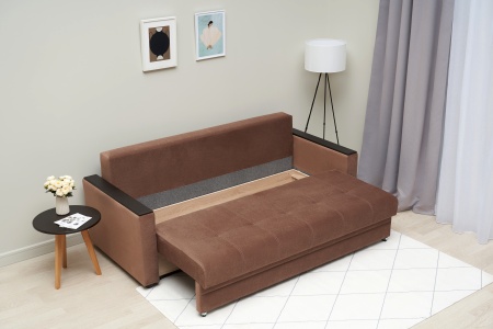 Диван еврокнижка Денвер светло-коричневый