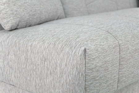 Диван книжка Ручеек рогожка светло-серая