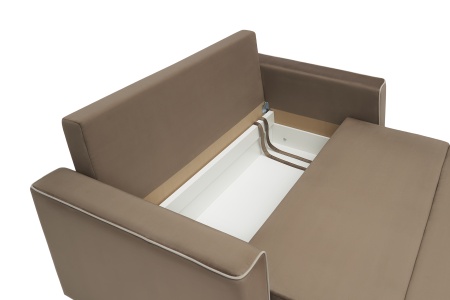 Диван еврокнижка Берген коричневый