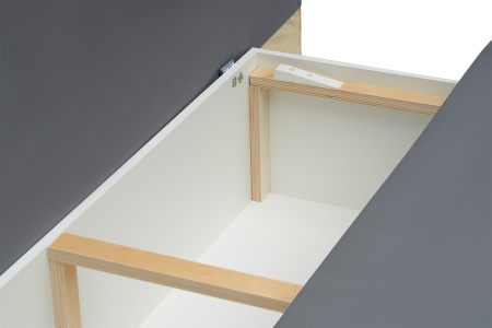 Диван еврокнижка Нео темно-серый