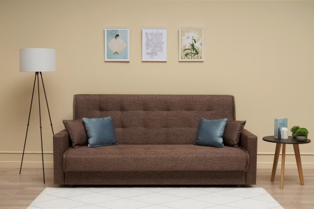 Диван книжка Лондон-2 коричневый