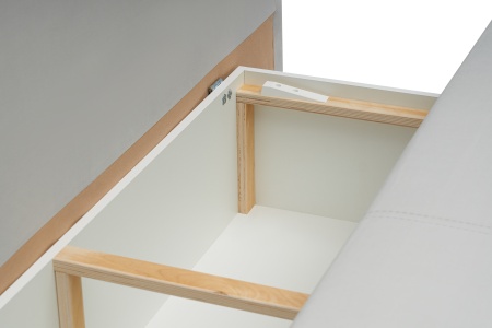 Диван еврокнижка Сити серый