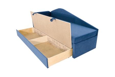 Диван еврософа Верди левый синий