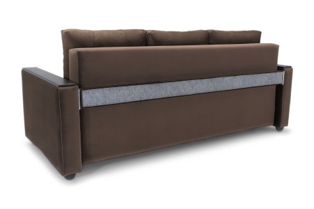Диван еврокнижка Денвер коричневый