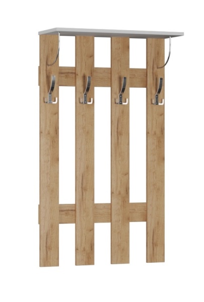 Вешалка Ямайка ЯПВ-1, дуб крафт/белый