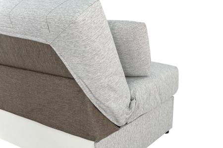 Диван книжка Ручеек рогожка светло-серая