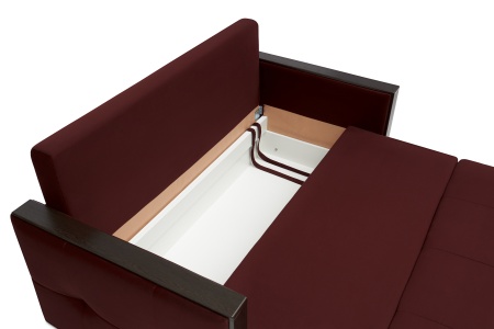 Диван еврокнижка Инсайд бордовый