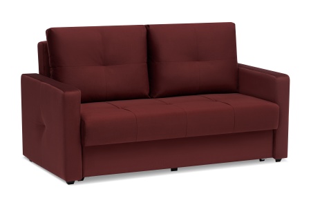 Диван шагающая еврокнижка Вита бордовый