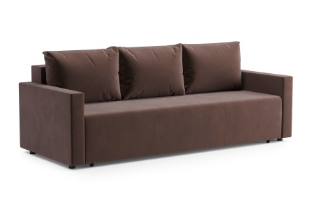 Диван еврокнижка Оталия коричневый