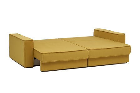 Диван тик-так Сохо 3-х местный горчичный