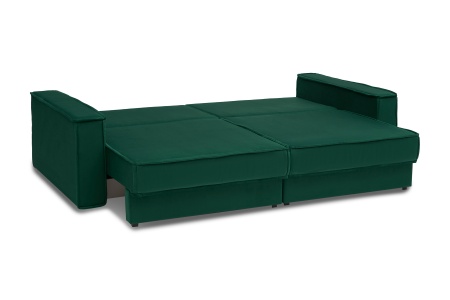 Диван тик-так Сохо 3-х местный изумрудный