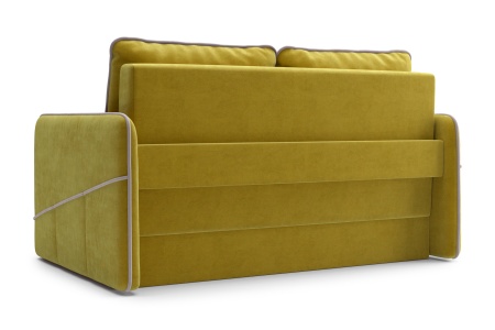 Диван еврокнижка Энерджи горчичный