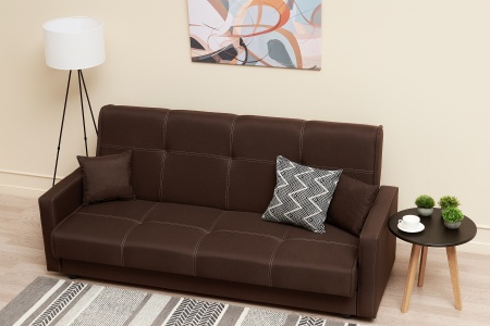 Диван книжка Прайм коричневый