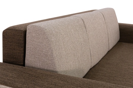 Диван еврокнижка Марракеш коричневый / бежевый
