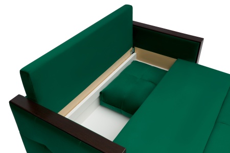 Диван еврокнижка Инсайд изумрудный