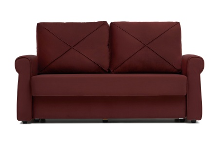 Диван еврокнижка Лира бордовый