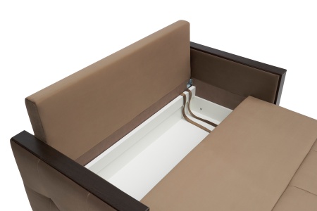 Диван еврокнижка Инсайд коричневый