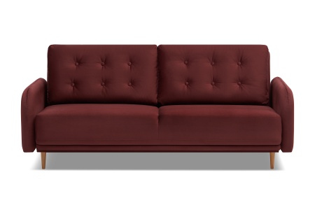 Диван книжка Париж бордовый