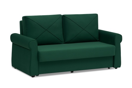 Диван еврокнижка Лира изумрудный