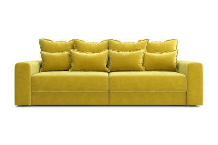 Диван тик-так Омега горчичный