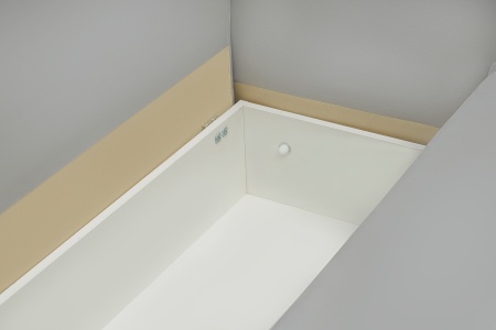 Диван тик-так Сохо 3-х местный серый