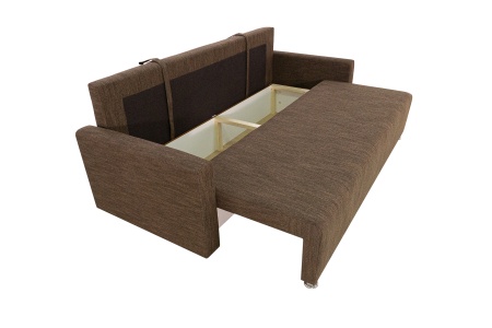 Диван еврокнижка Олимп коричневый