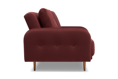 Диван книжка Париж бордовый