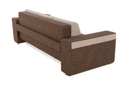 Диван еврокнижка Марракеш коричневый / бежевый