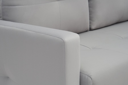 Диван шагающая еврокнижка Вита серый