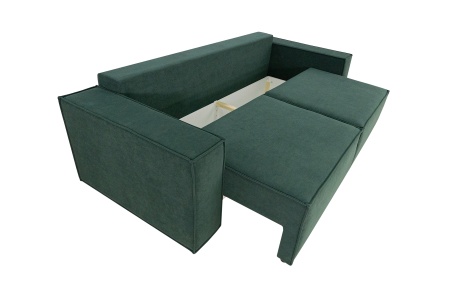 Диван еврокнижка Лофт зеленый