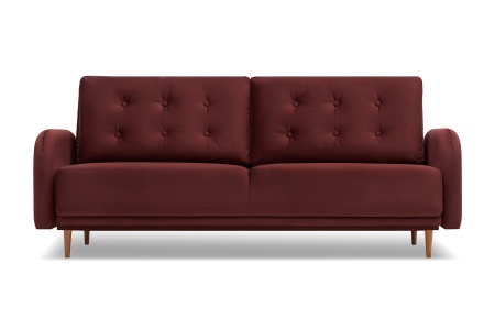 Диван книжка Париж бордовый