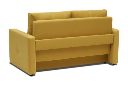 Диван шагающая еврокнижка Вита горчичный