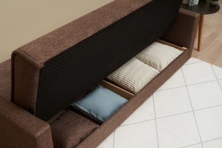 Диван книжка Лондон-2 коричневый