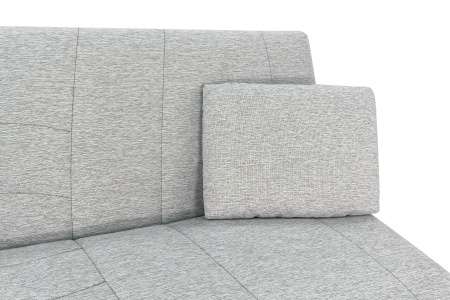 Диван книжка Ручеек рогожка светло-серая