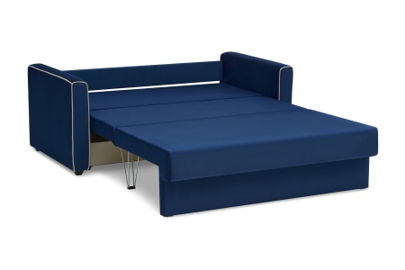 Диван еврокнижка Леон темно-синий